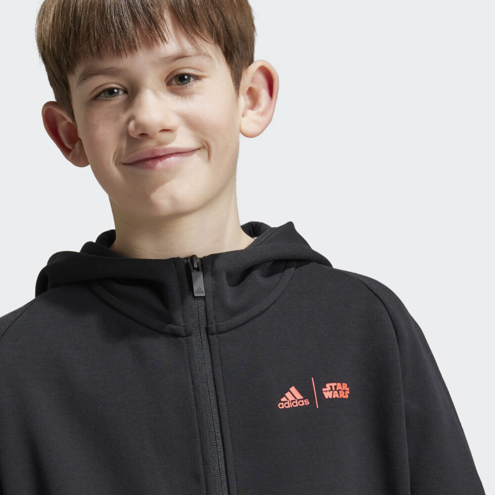 Adidas x Star Wars ZNE Fleece barnahettupeysa - Image 7