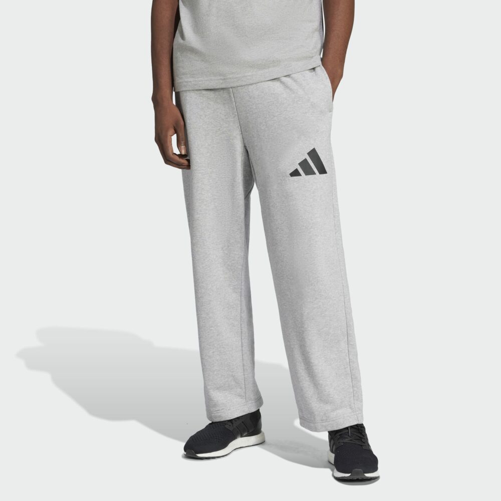 Adidas Wide Pant FT Herrabuxur grátt