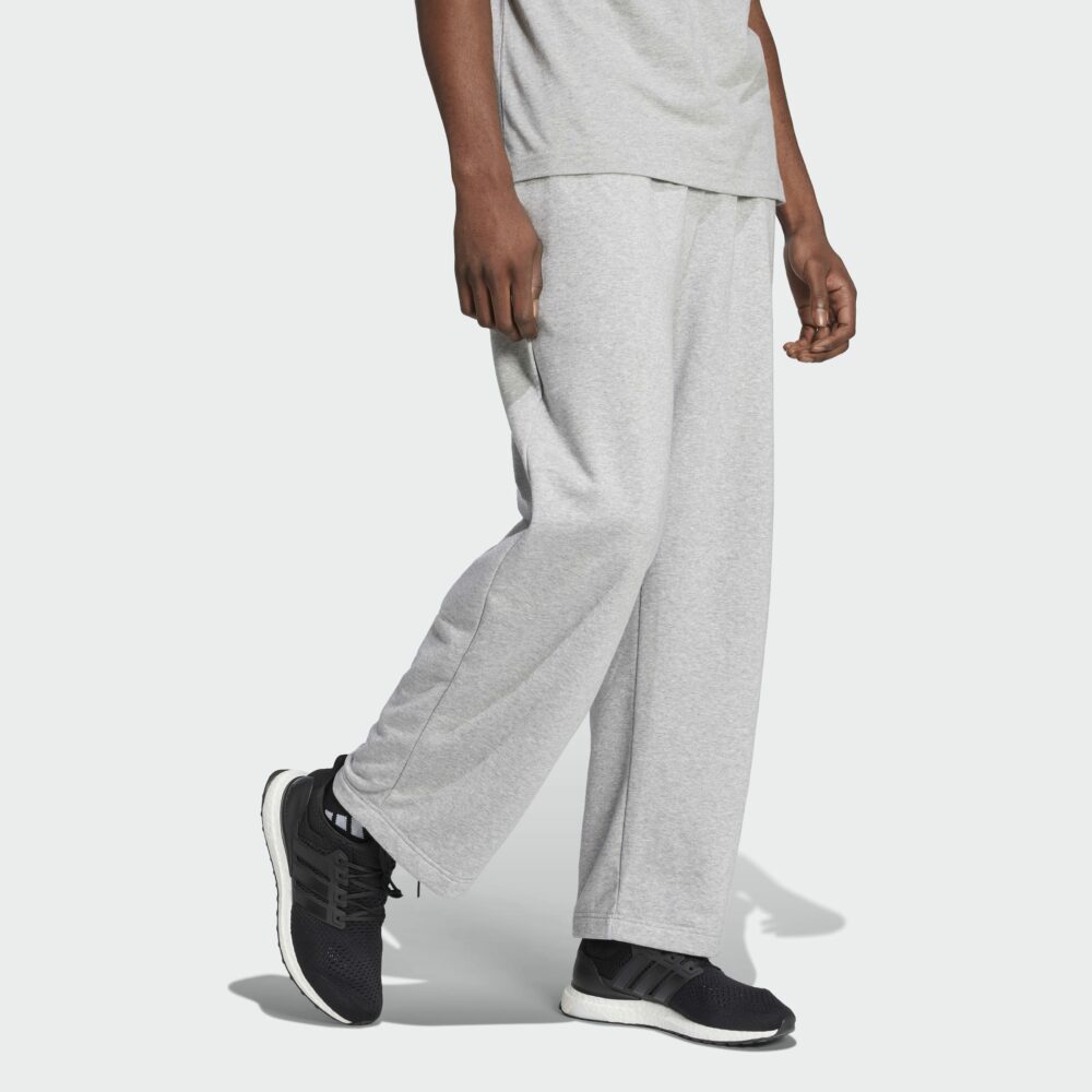 Adidas Wide Pant FT Herrabuxur grátt - Image 5