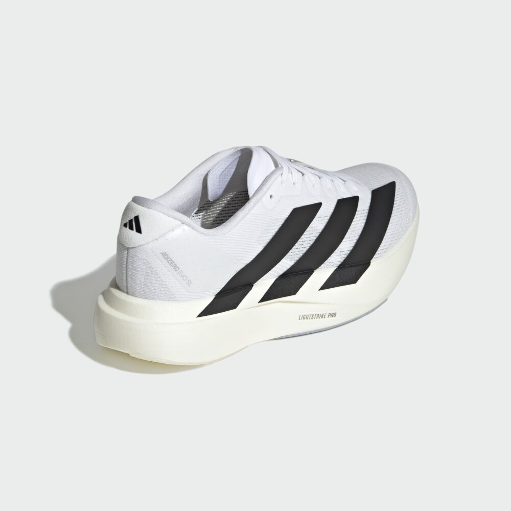 ADIDAS ADIZERO EVO SL SHOES hvitur/svartur - Image 4