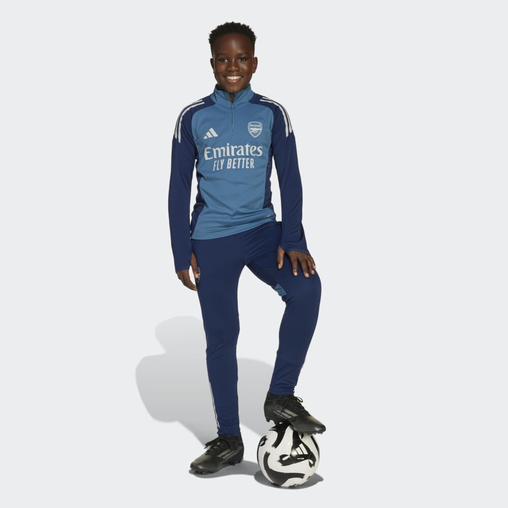 Adidas Arsenal Æfingabuxur Barna Bláar - Image 3