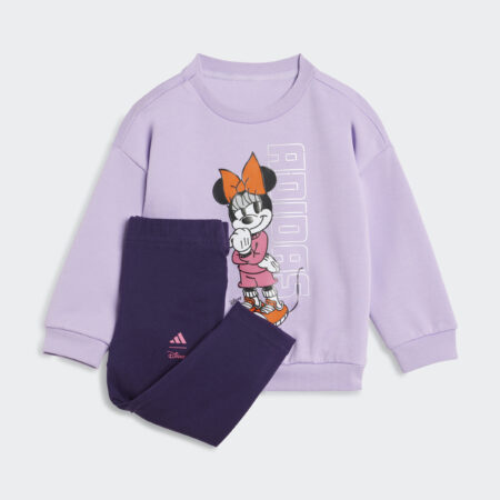 Adidas Disney Minnie fjólublár ungbarnagalli