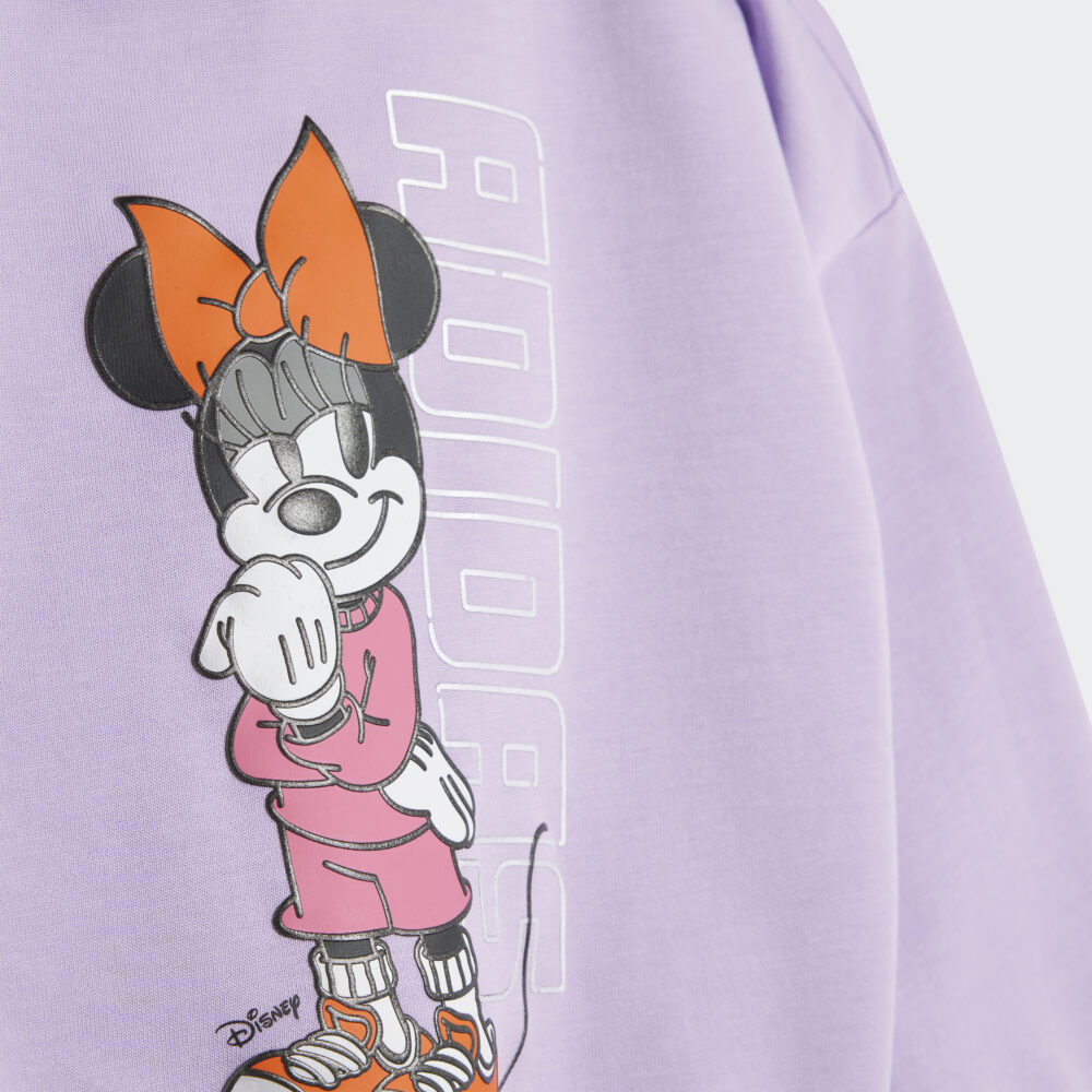 Adidas Disney Minnie fjólublár ungbarnagalli - Image 3