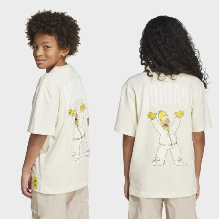 Adidas x The Simpsons Stuttermabolur barna