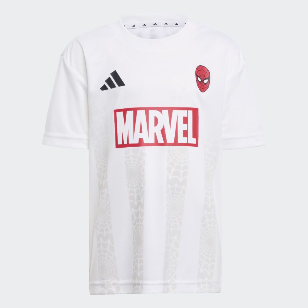 Adidas White Marvel Spider-Man Tee Set Kids - Image 3