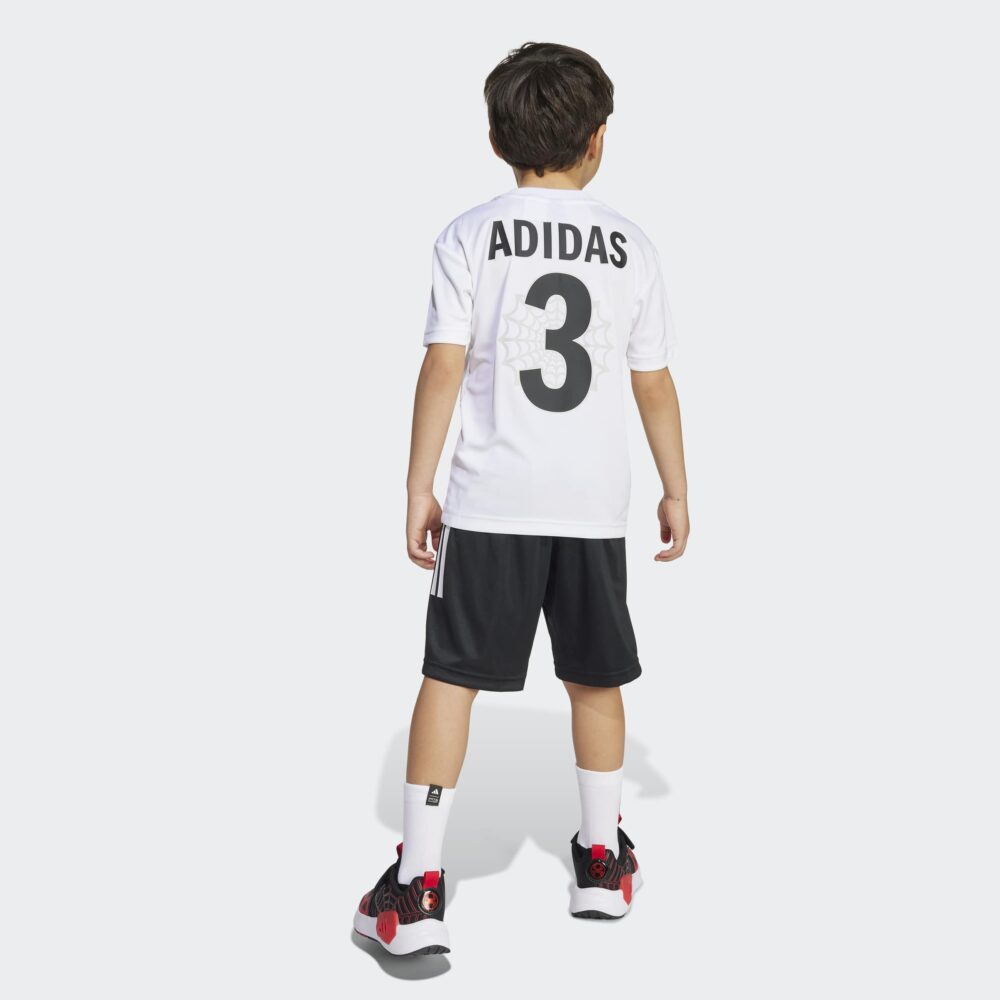 Adidas White Marvel Spider-Man Tee Set Kids - Image 6