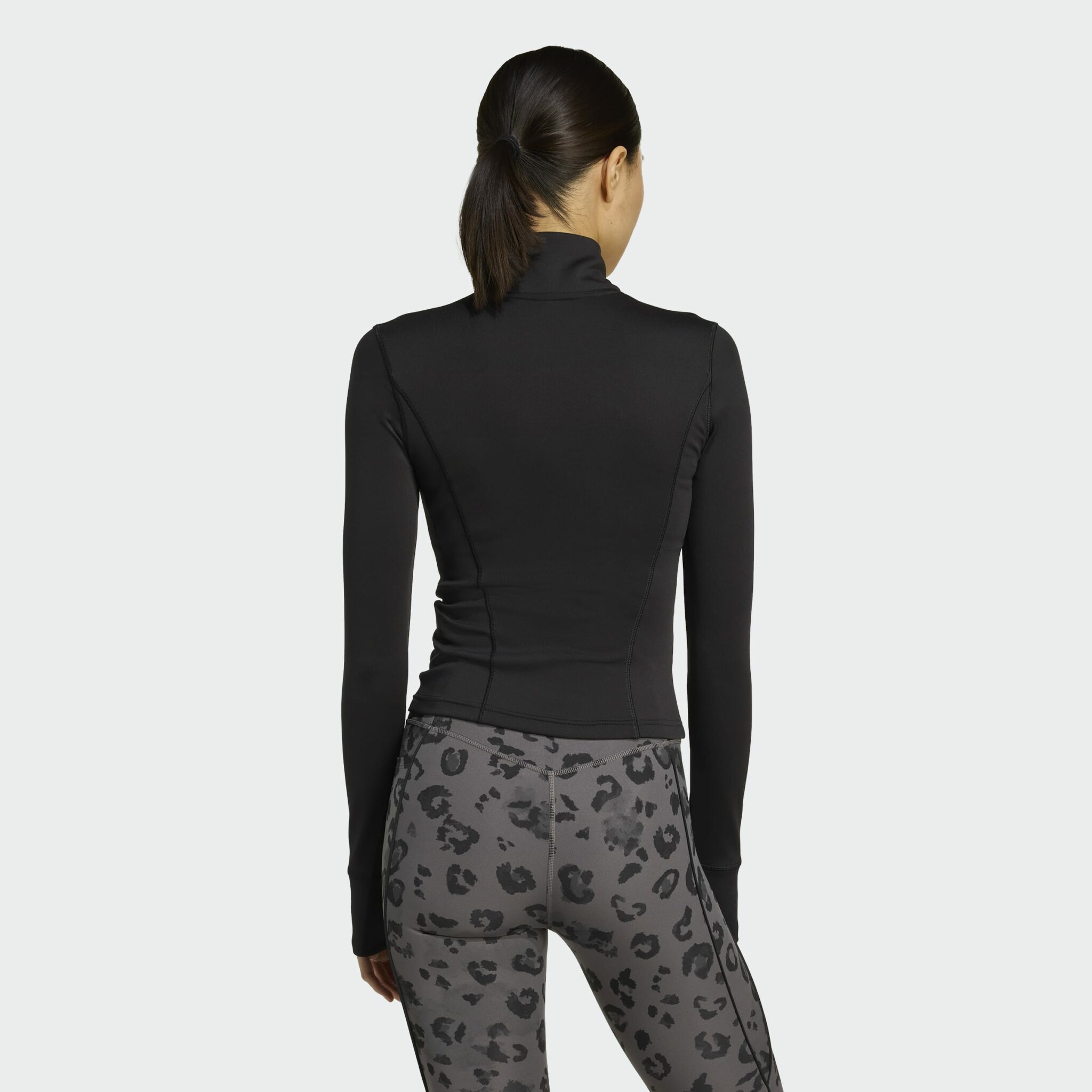 Adidas Rennd Peysa Kvenna Svört - Image 4