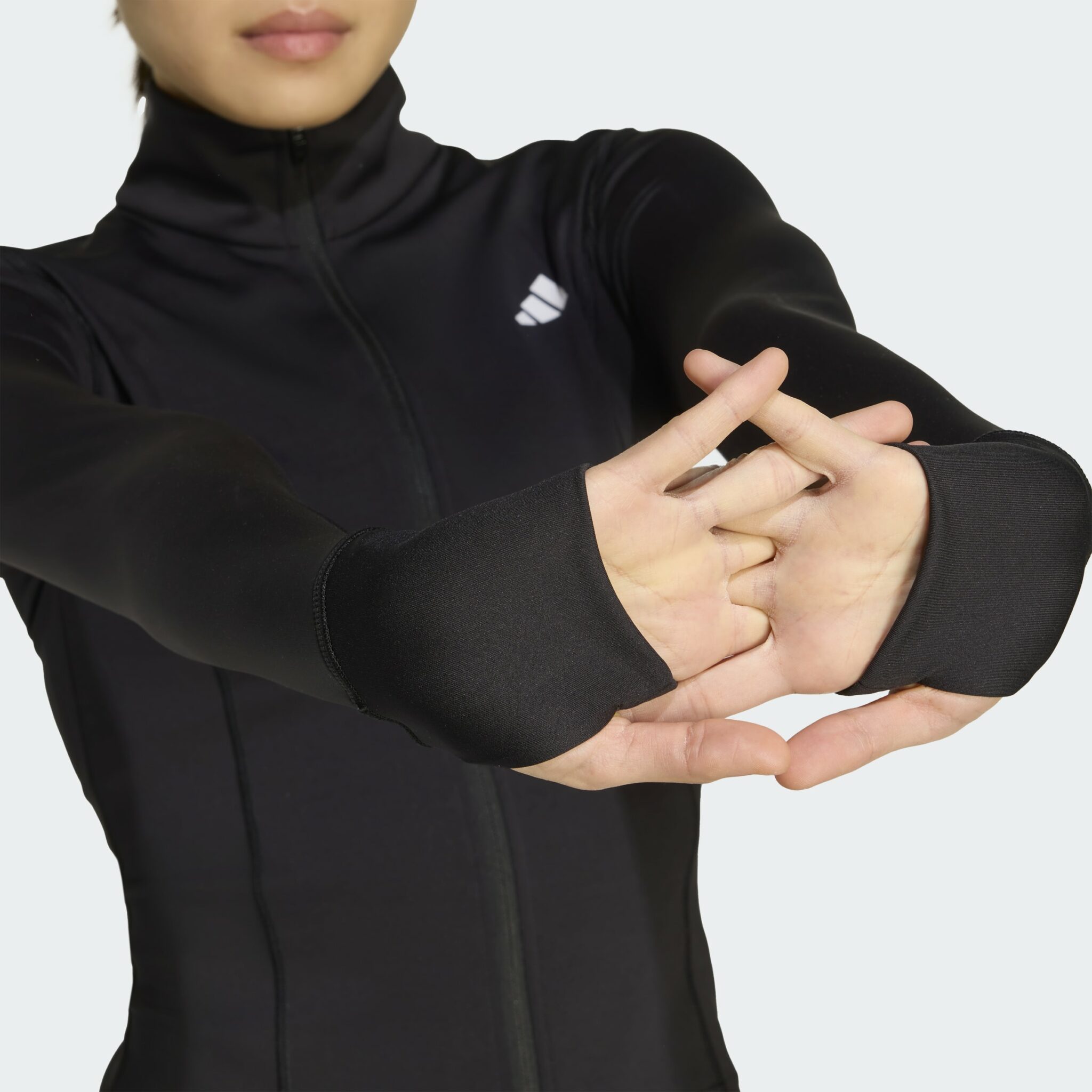 Adidas Rennd Peysa Kvenna Svört - Image 3