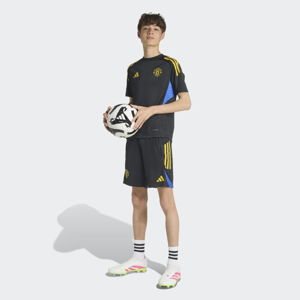Adidas Manchester United Æfingabolur Barna Svartur/Gulur - Image 4