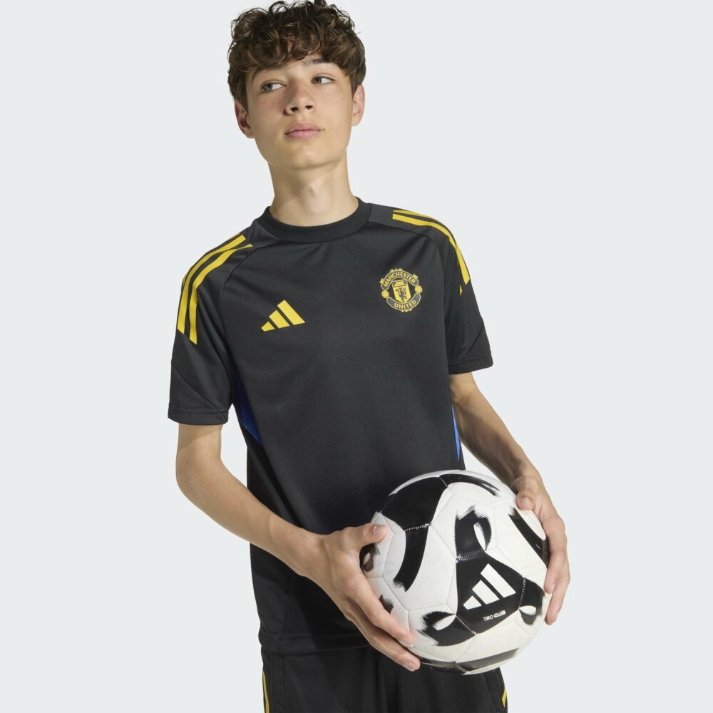 Adidas Manchester United Æfingabolur Barna Svartur/Gulur - Image 2
