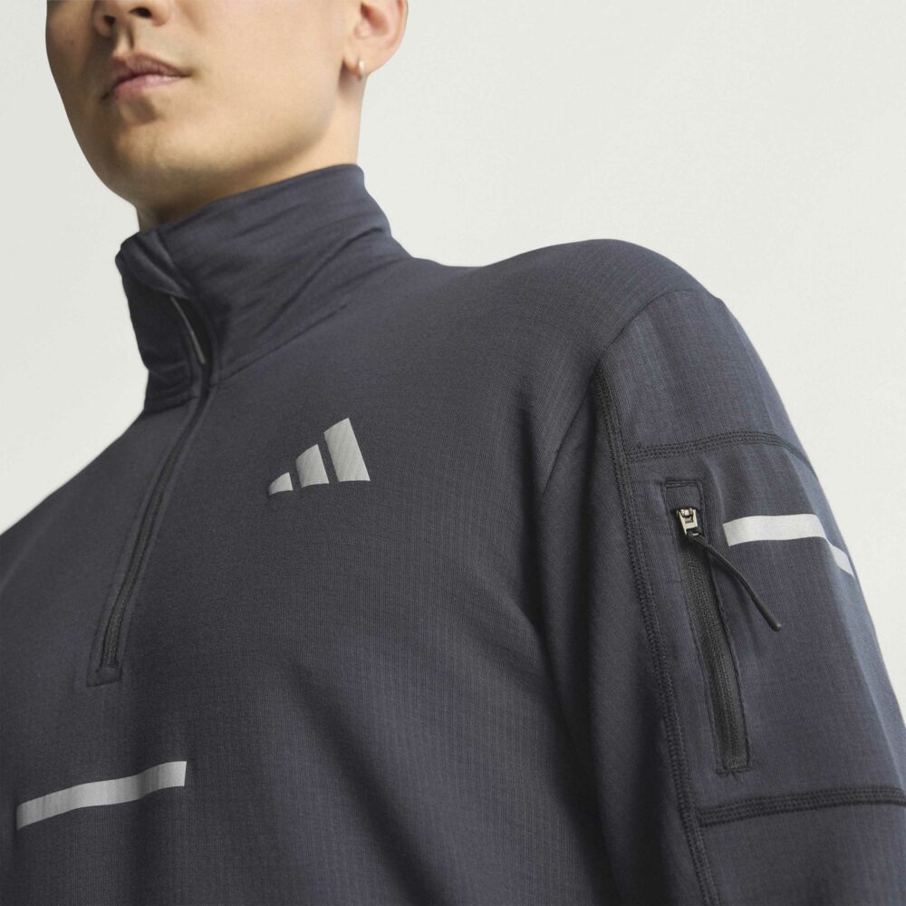 Adidas M adi365 Warm Hálfrennd Peysa - Image 9
