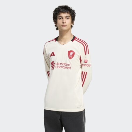 Adidas Liverpool Away Fullorðinstreyja 25/26 Langerma