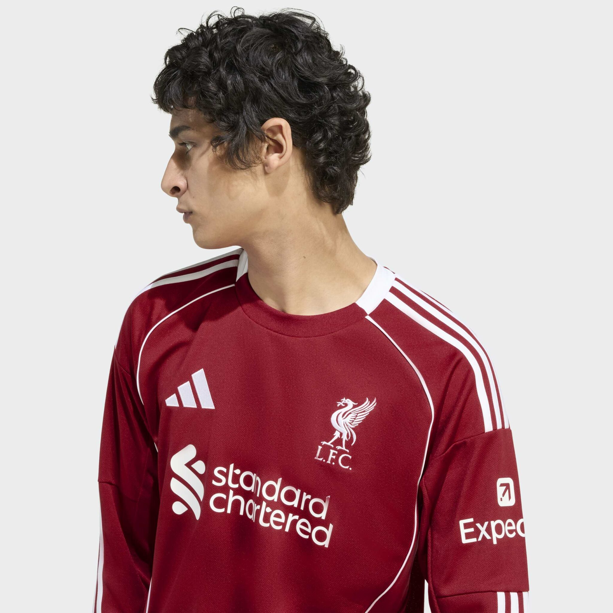 Adidas Liverpool Home Fullorðinstreyja Langerma - Image 4