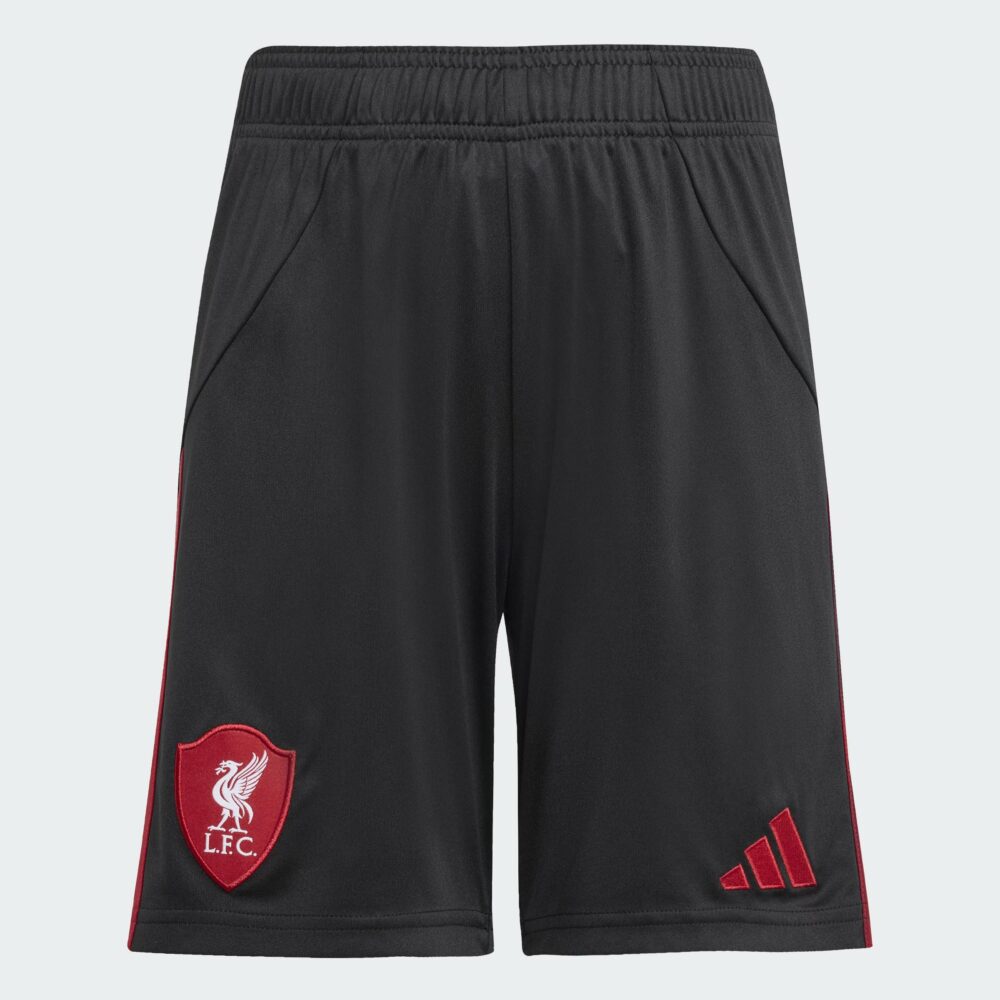 Adidas Liverpool Away 25/26 barnastuttbuxur