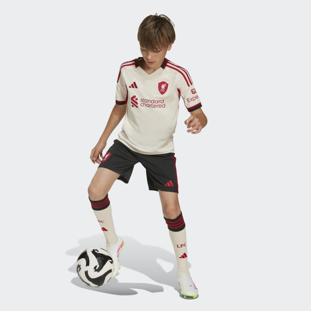 Adidas Liverpool Away 25/26 barnastuttbuxur - Image 5