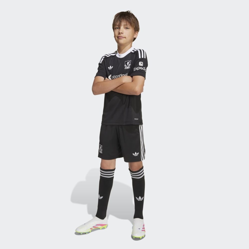 ADIDAS LIVERPOOL BARNA ORIGINAL STUTTBUXUR SVARTAR - Image 2