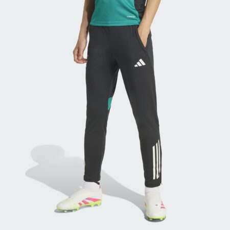 Adidas Liverpool FC Barnaæfingabuxur Svartar m. Grænu