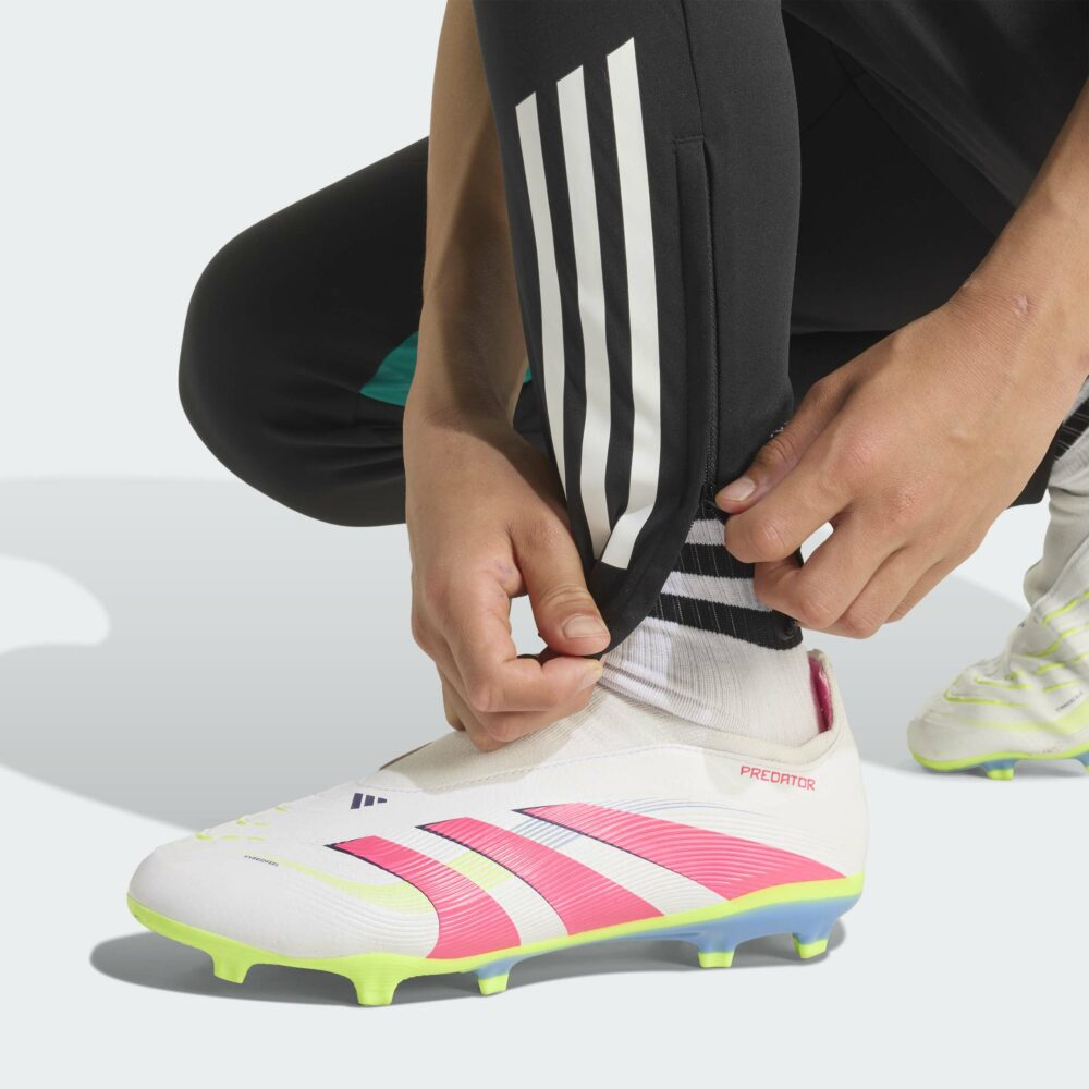 Adidas Liverpool FC Barnaæfingabuxur Svartar m. Grænu - Image 5