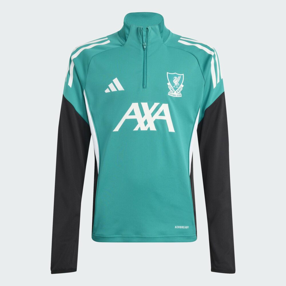 Adidas Liverpool FC Barnaæfingapeysa Græn - Image 2