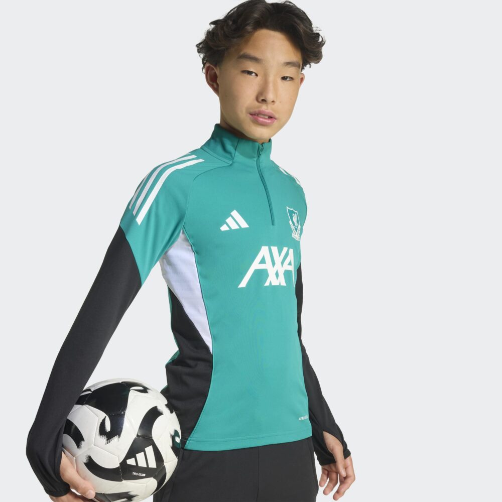 Adidas Liverpool FC Barnaæfingapeysa Græn - Image 5