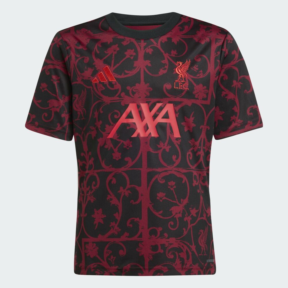 ADIDAS LIVERPOOL BARNA ÆFINGABOLUR RAUÐUR/SVARTUR - Image 8