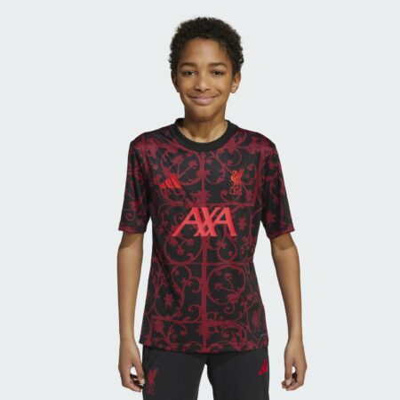 ADIDAS LIVERPOOL BARNA ÆFINGABOLUR RAUÐUR/SVARTUR