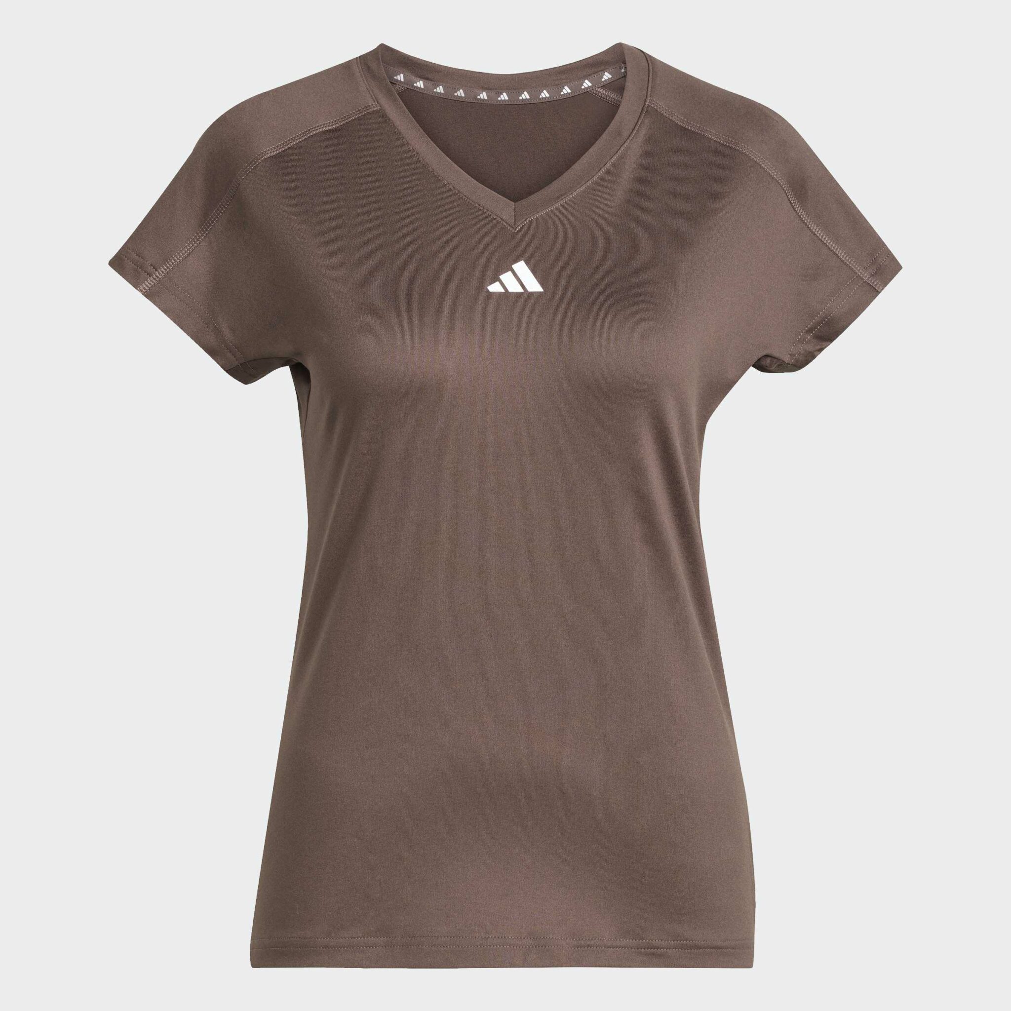 Adidas Stuttermabolur Kvenna Brúnn