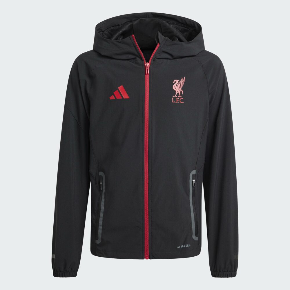 Adidas Liverpool FC Tiro 25 Competition Vis Tech Travel Jacket Barna