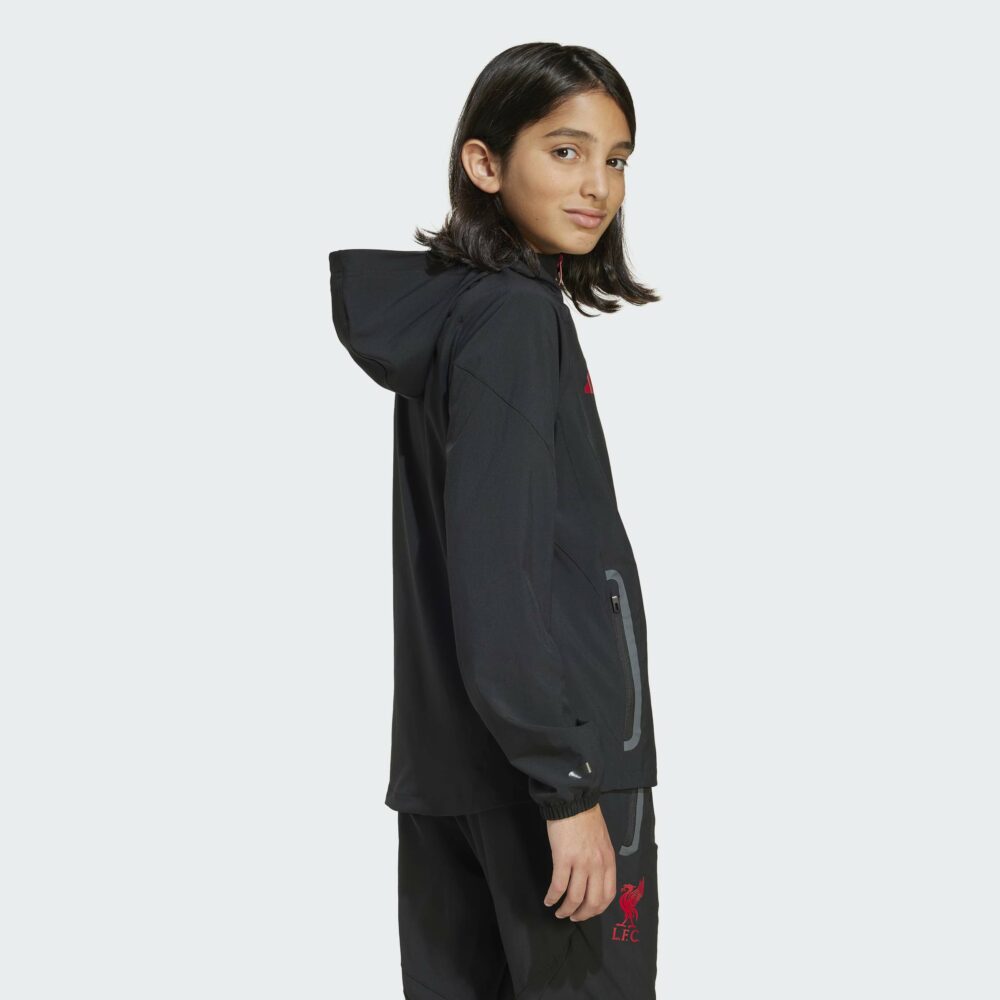Adidas Liverpool FC Tiro 25 Competition Vis Tech Travel Jacket Barna - Image 8
