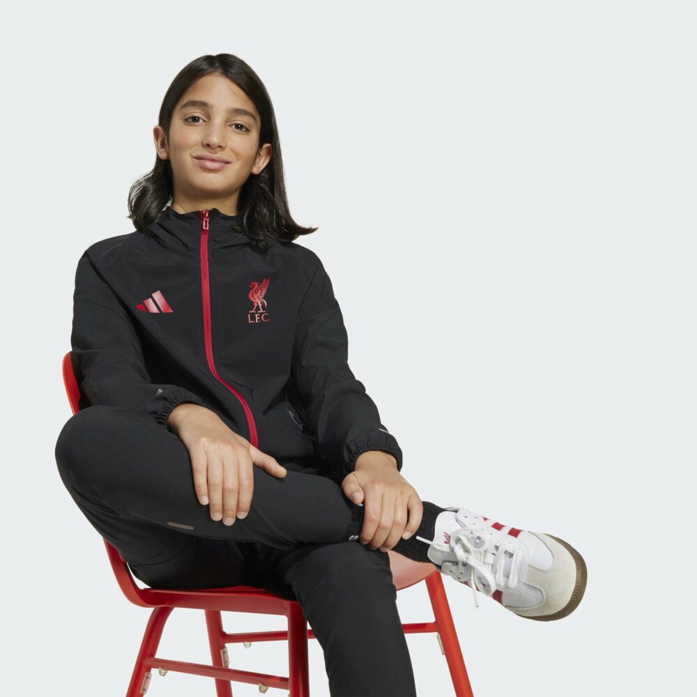 Adidas Liverpool FC Tiro 25 Competition Vis Tech Travel Jacket Barna - Image 6