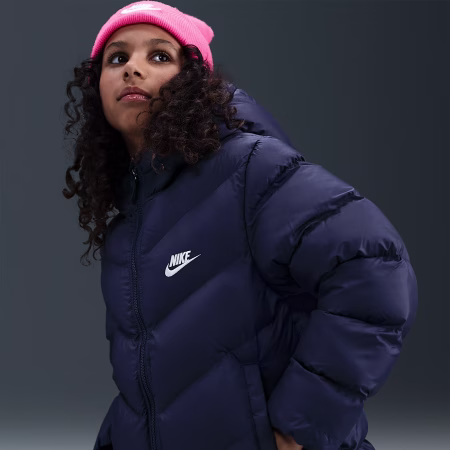 Nike Therma-Fit Synthetic Fill Barnaúlpa Blá