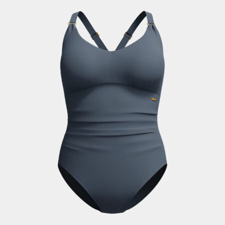 Speedo Women's Shaping Strappy One-Piece Swimsuit Grár KVK