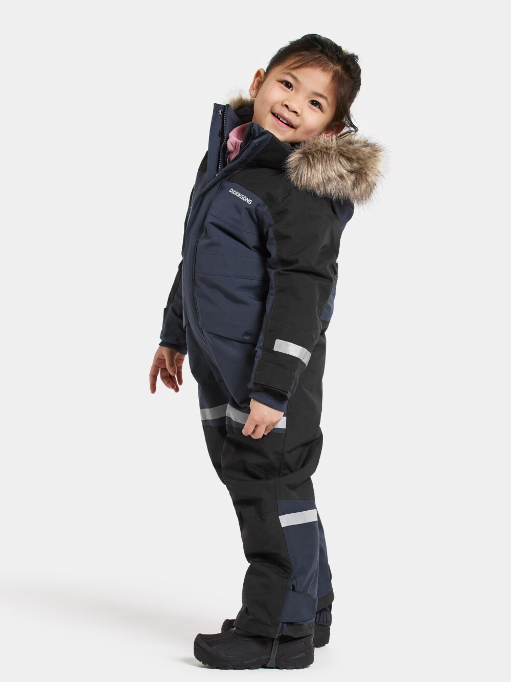 DIDRIKSONS KULDAGALLI BJARVEN KIDS COVER 4 NAVY - Image 3