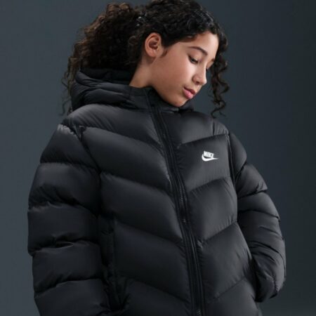 Nike Therma-Fit Synthetic Fill Barnaúlpa Svört