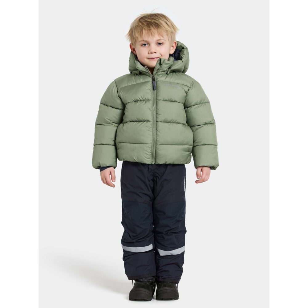 Didriksons ROXEN KIDS JKT LIGHT MOSS 80-140