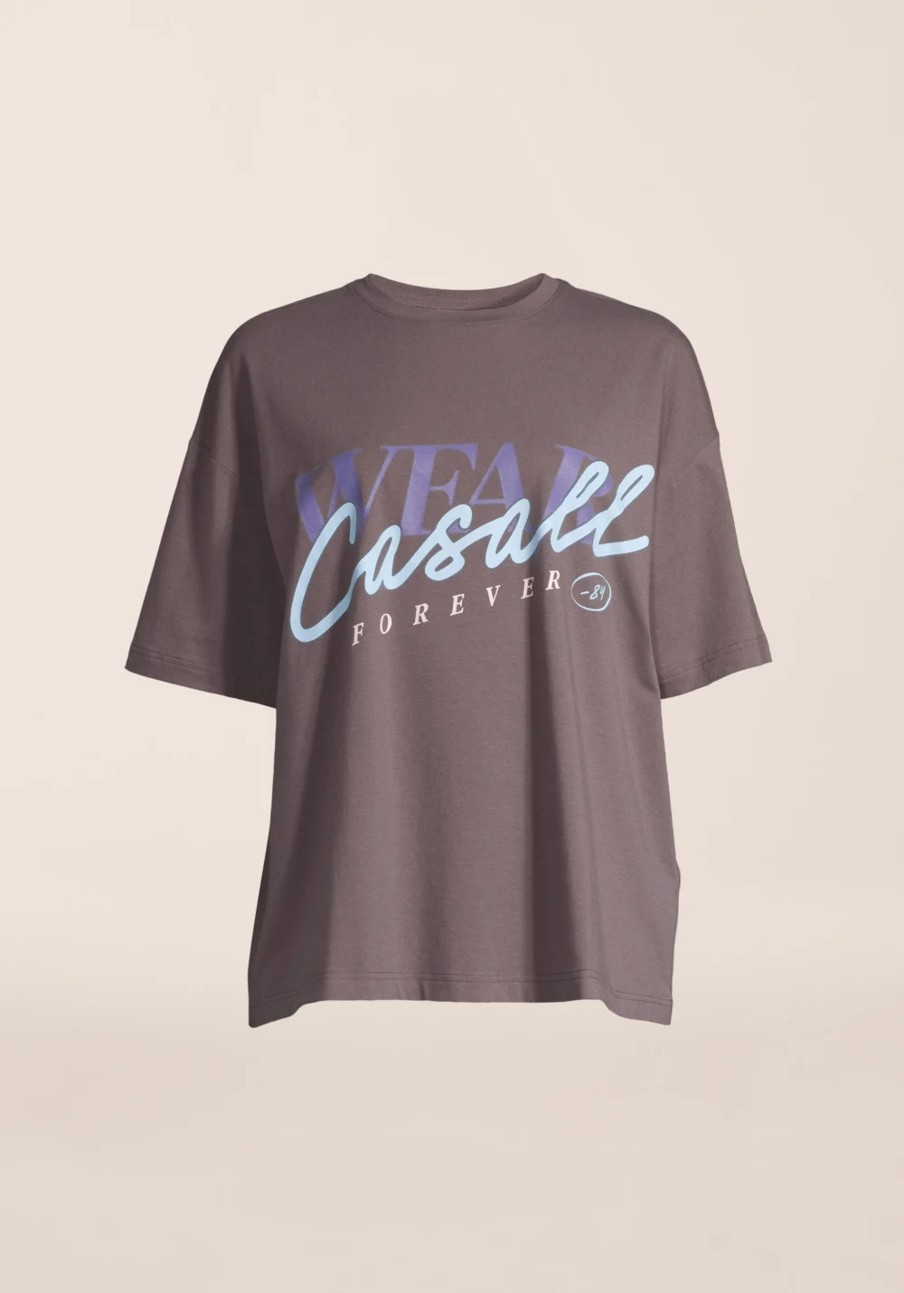 Casall Oversized Cotton Tee - Dk Grey - Image 4