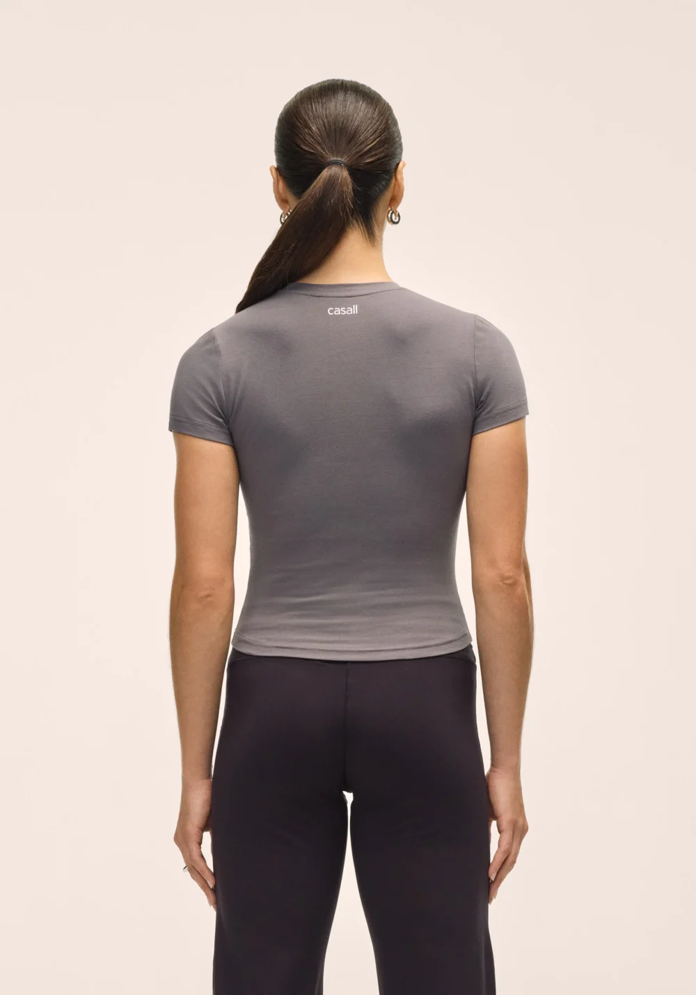 Casall Cotton Blend Slim Tee - Image 2