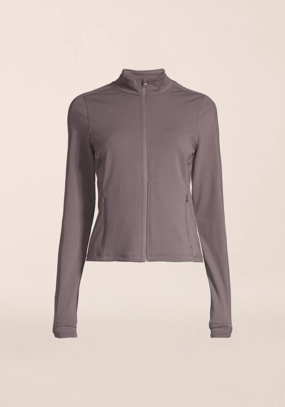 CASALL SOFT TOUCH ZIP JACKET - GREY