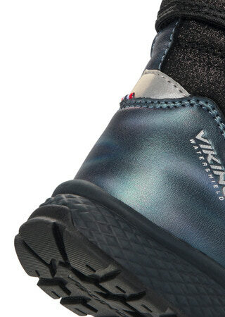 Viking Equip Glitter Black Warm Pull On Kuldaskor