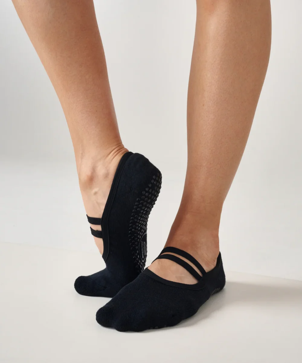 MoveActive Gripsokkar svartir Ballet Non Slip Grip Socks - Classic Black