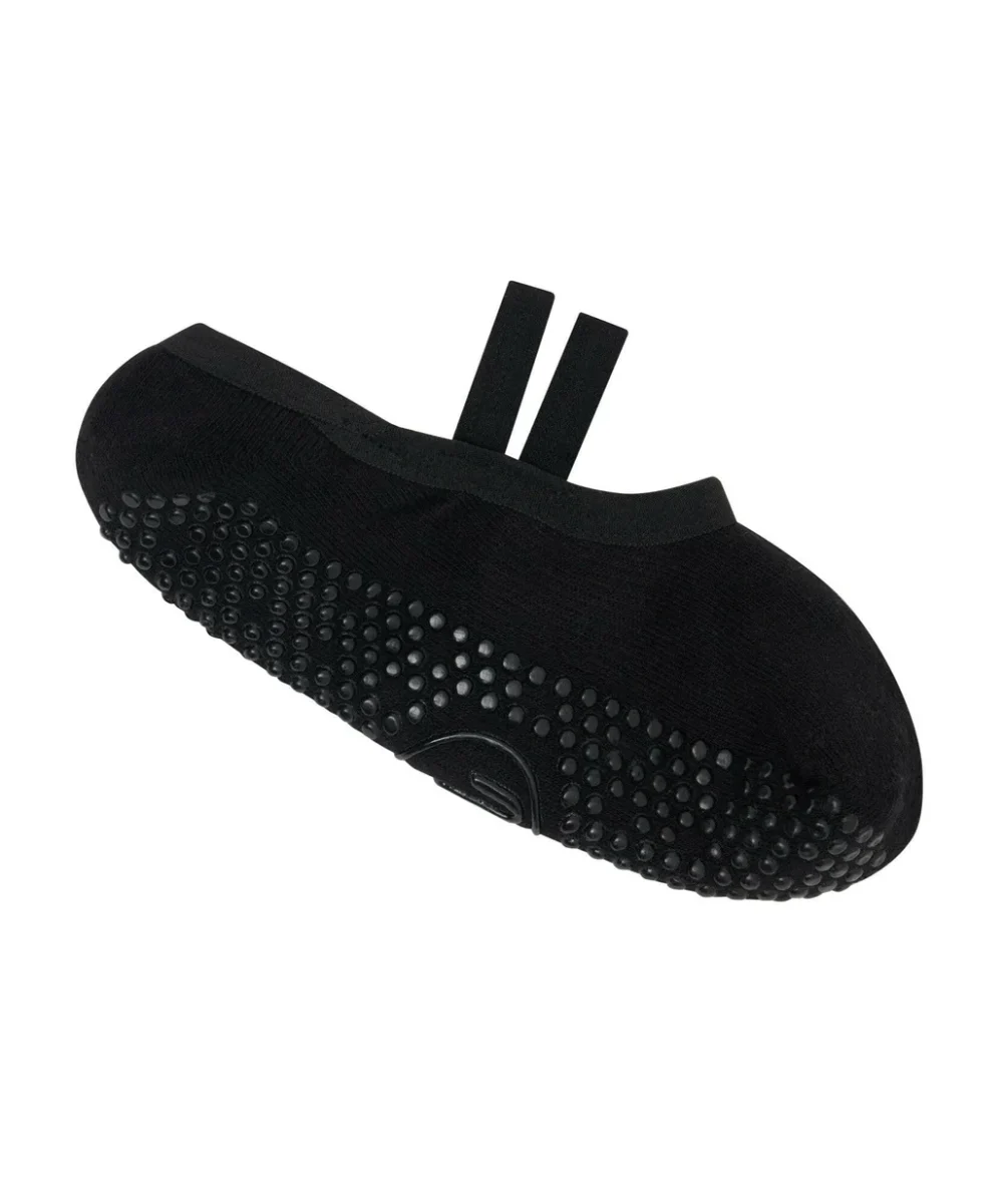 MoveActive Gripsokkar svartir Ballet Non Slip Grip Socks - Classic Black - Image 3