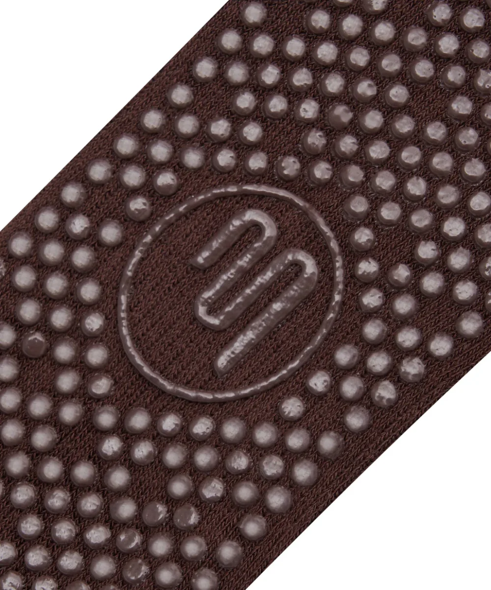 MoveActive  Gripsokkar Ballet Non Slip Grip Socks - Espresso - Image 5