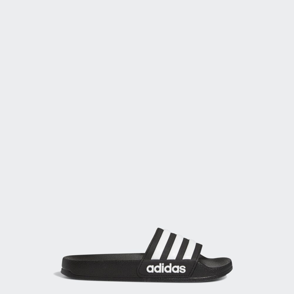 Adidas Adilette Shower Slides Svart inniskór Barna - Image 4