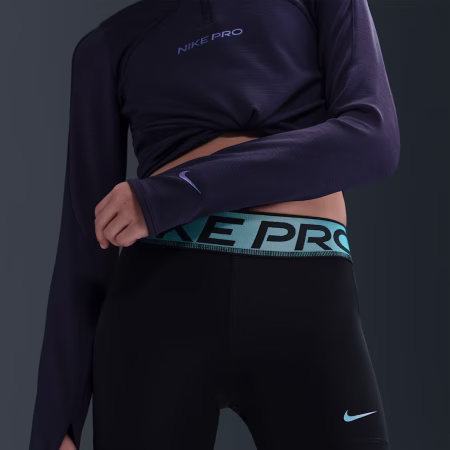 Nike Pro Big Kids (Girls) Dri-FIT 3" Shorts with Shine Accents