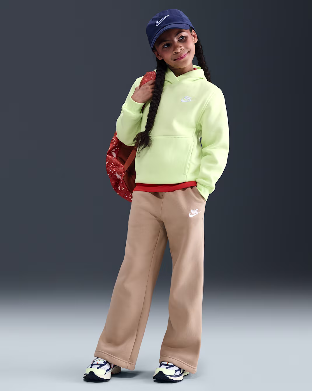 Nike Sportswear Club Fleece Wide-Leg Pants - Image 4