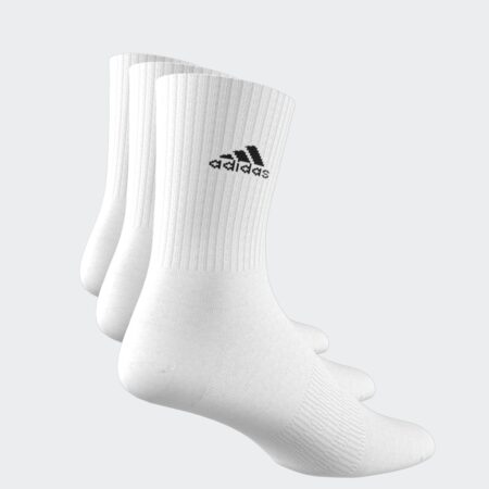 Adidas 3 Pack Sokkar Hvítir