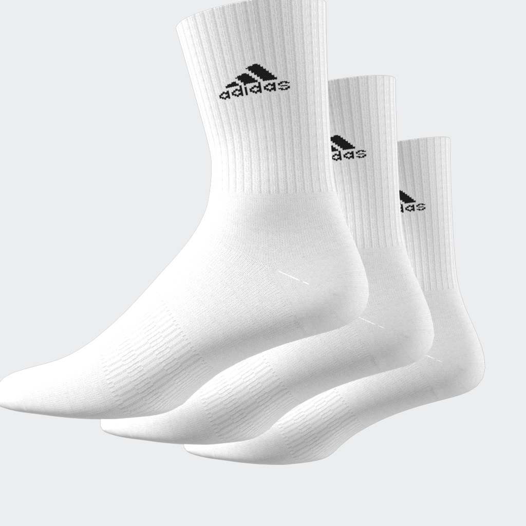 Adidas 3 Pack Sokkar Hvítir - Image 4