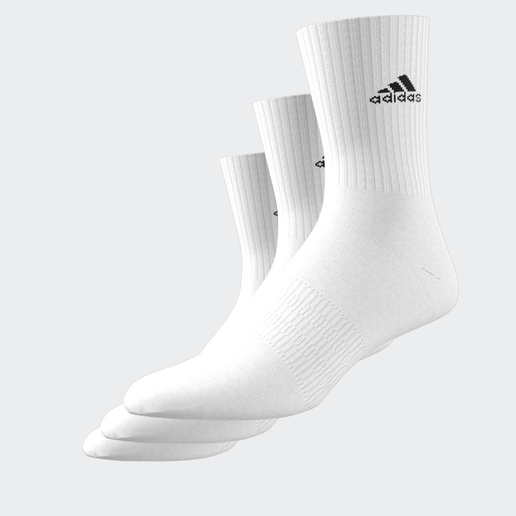 Adidas 3 Pack Sokkar Hvítir - Image 3