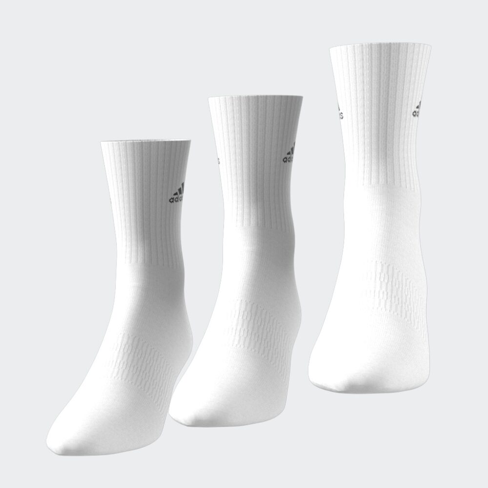 Adidas 3 Pack Sokkar Hvítir - Image 2