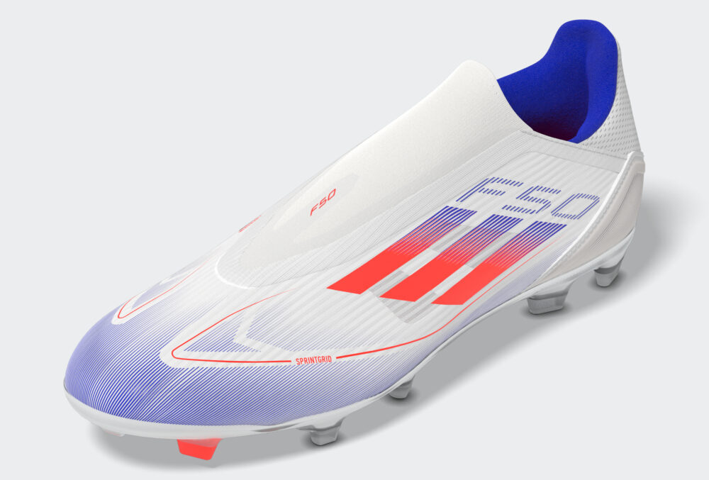 ADIDAS F50 LEAGUE LL FG/MG FTWWHT/SOLRED/LUCBLU - Image 4